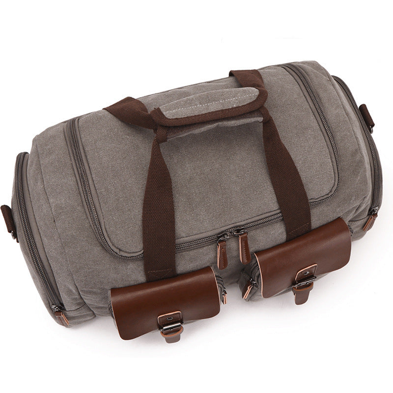 European Style Canvas Travel Bag - Elegance and Functionality on the Go