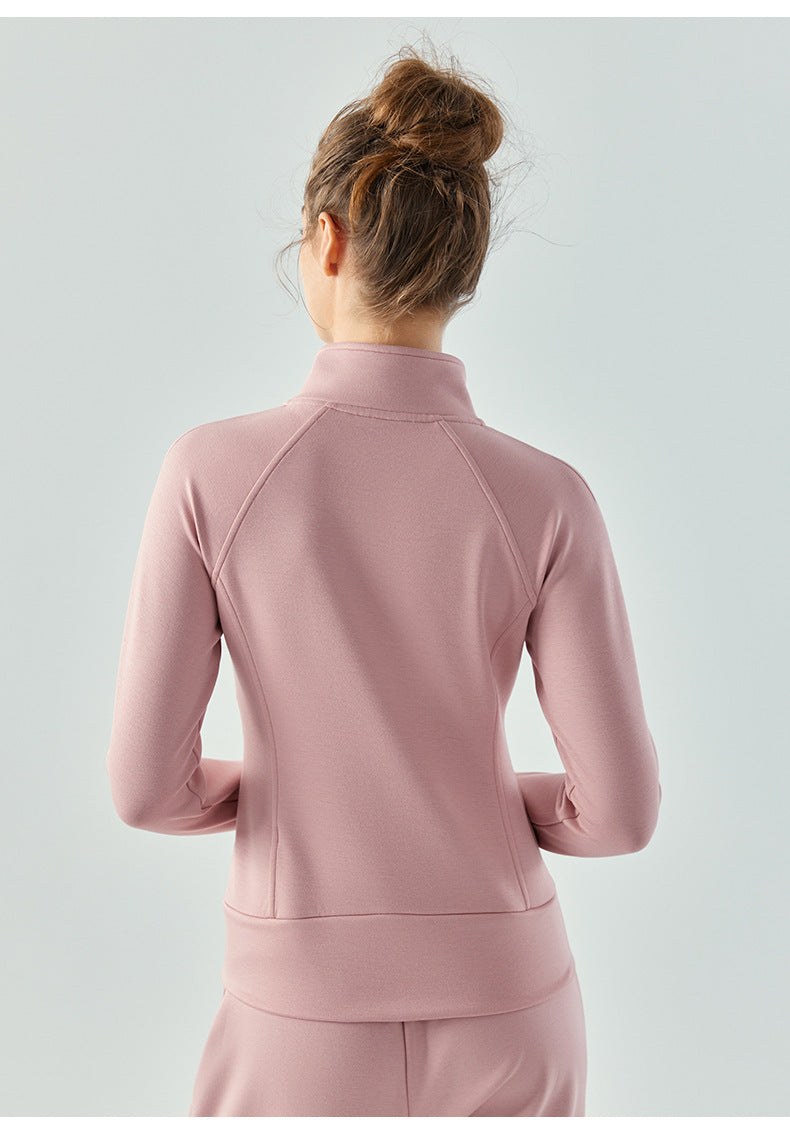 FlexiZip Pro Yoga Jacket – Performance Elegante con Chiusura Lampo