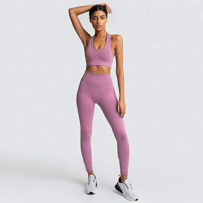 Seamless Yoga Set – Libertà Totale in Maglia Elasticizzata