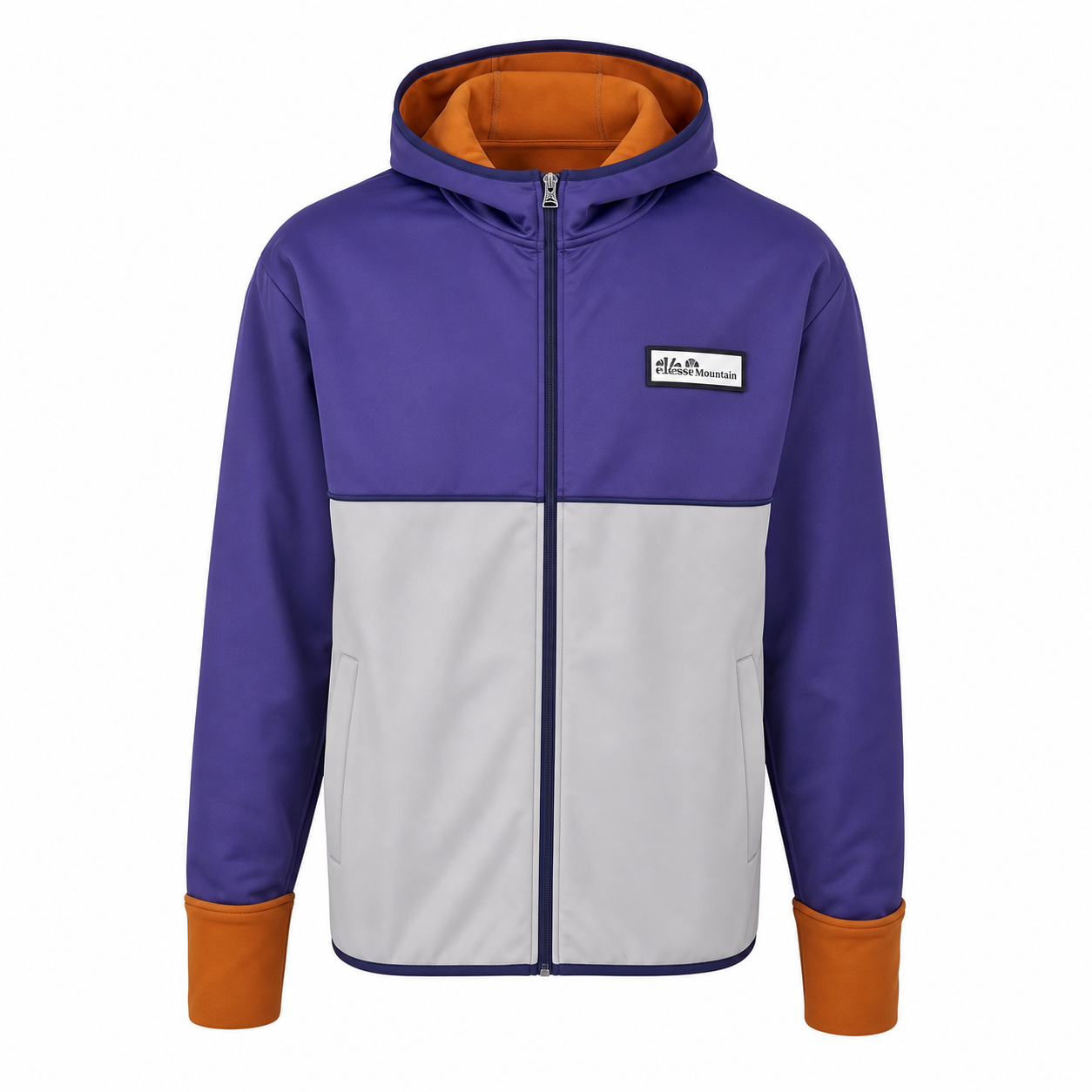 Sunset Core – Tricolor Technical Jacket with Sporty Details and a Bold Spirit