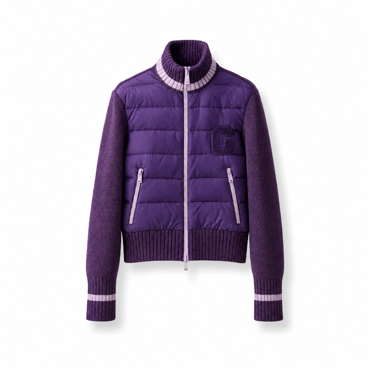 Pulse Grid Jacket — Quilted Sports Jacket with Contrast Details