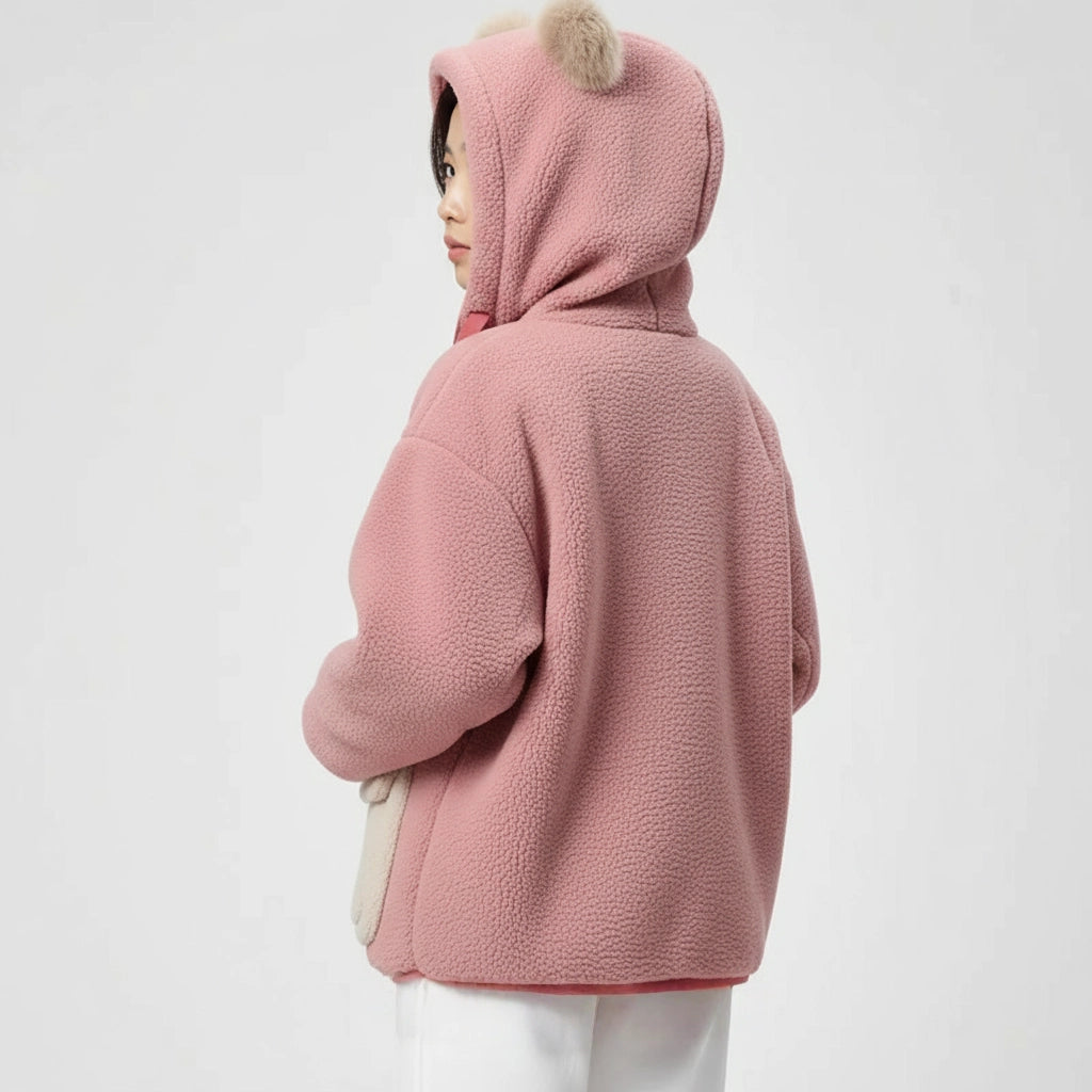 Wild Sweetness: The "Teddy Charm" Jacket
