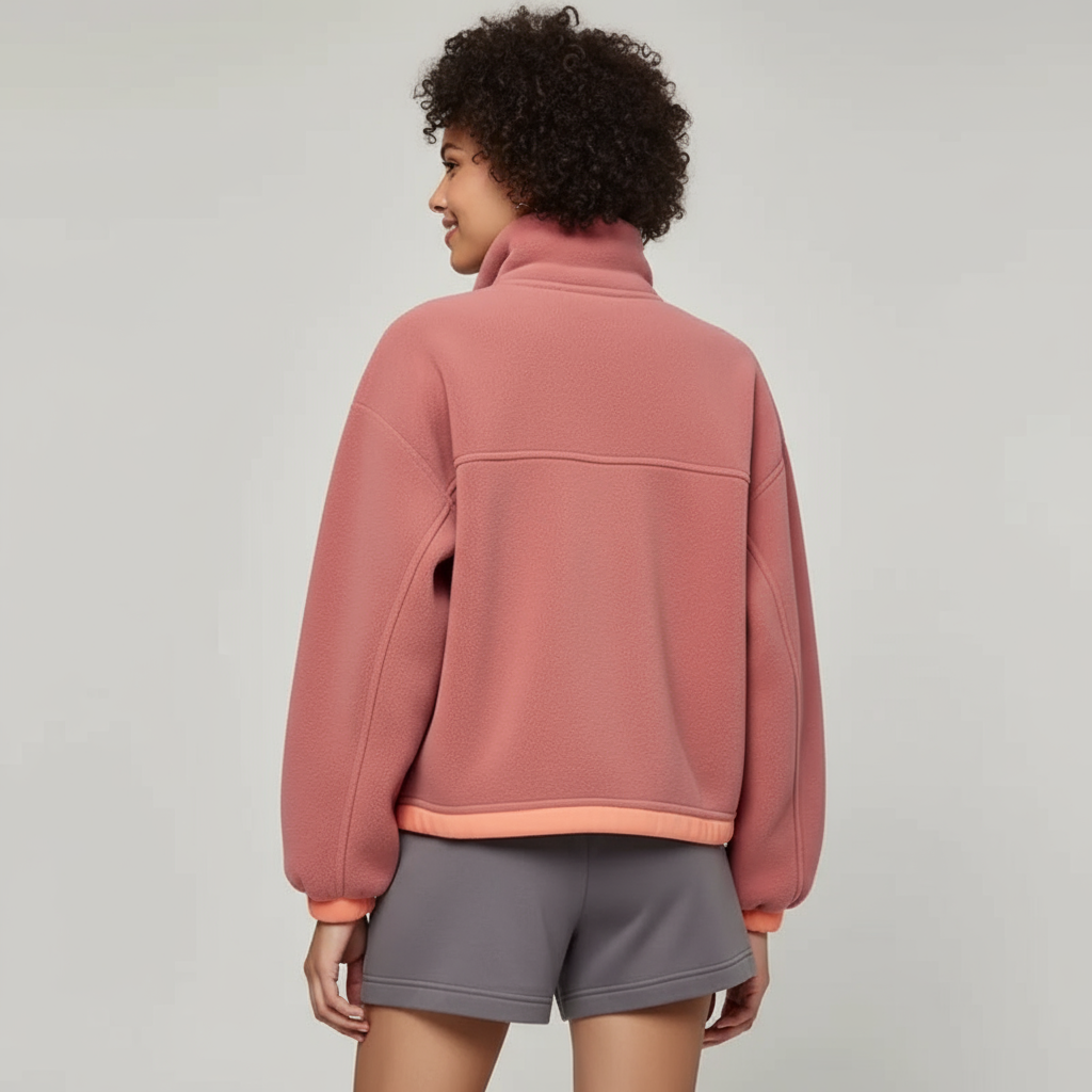 Dynamism and Softness: The "Blush Active" Jacket