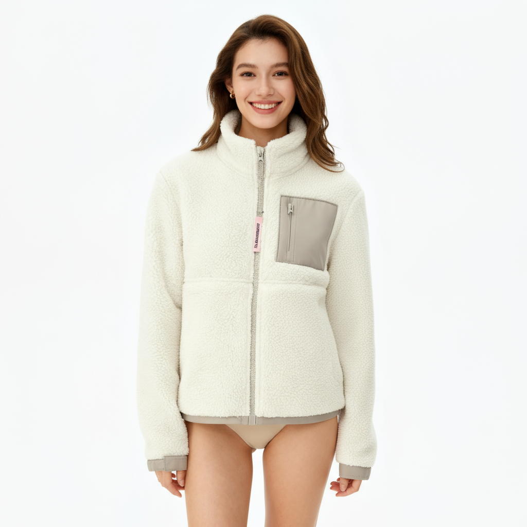 "Neve Attiva" – Sherpa technique contrasté pour les sports d'hiver