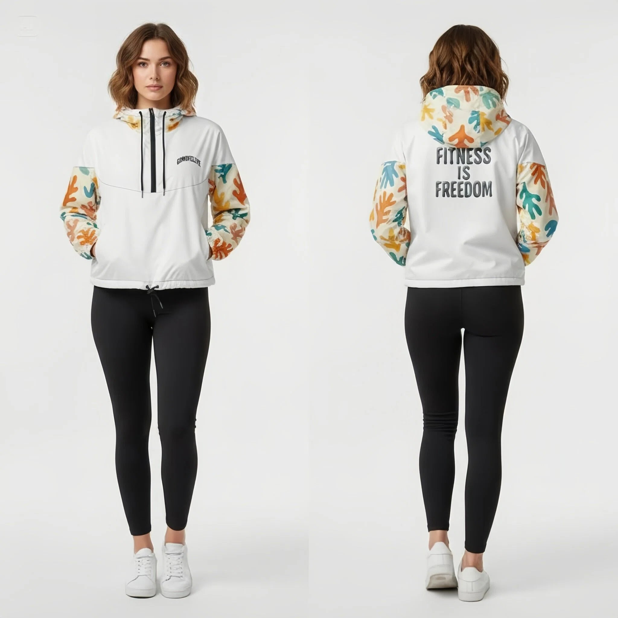 Liberté et style face au vent – Le coupe-vent court pour femme, idéal pour toutes vos aventures.