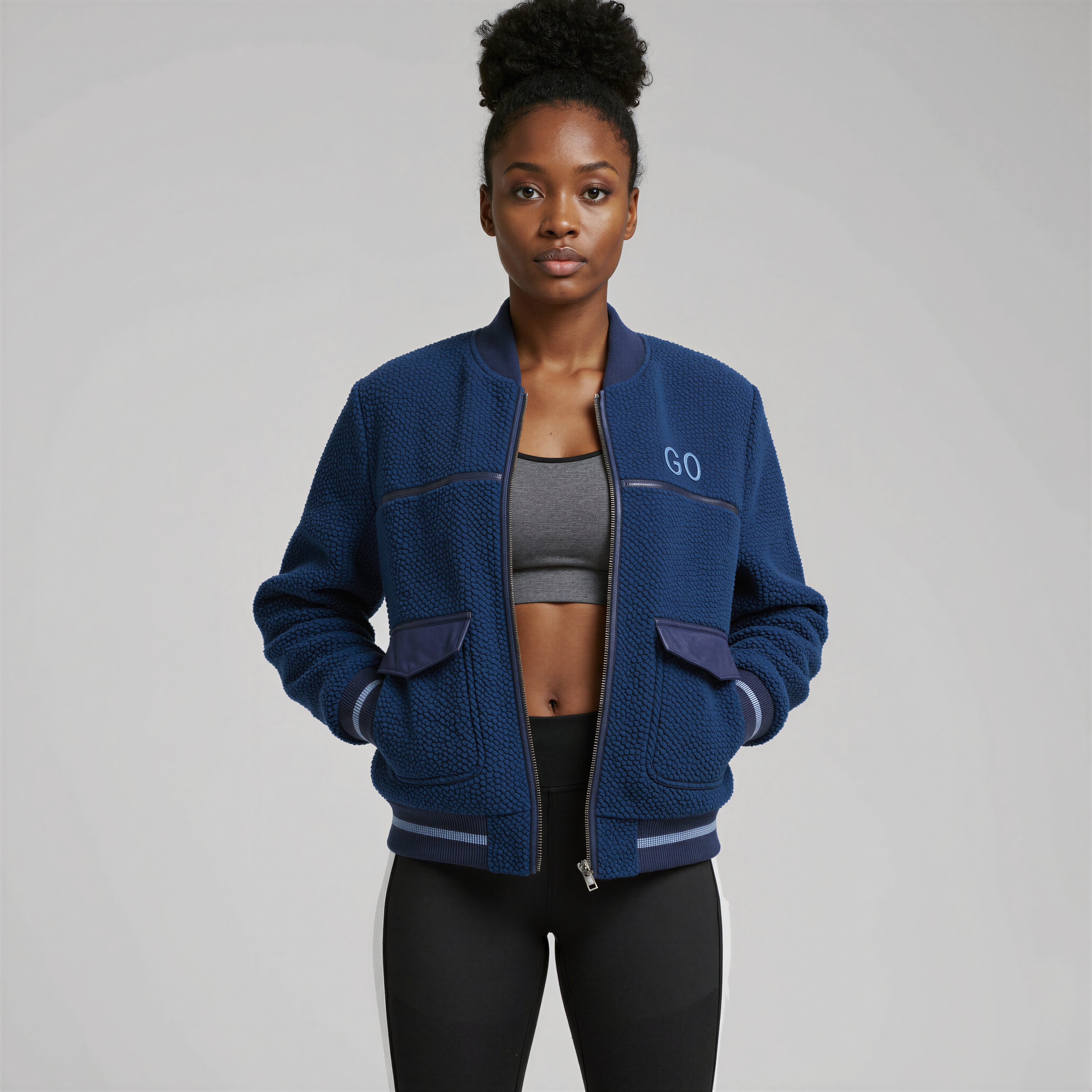 GO Beyond Limits – Giacca tecnica in bouclé sportivo