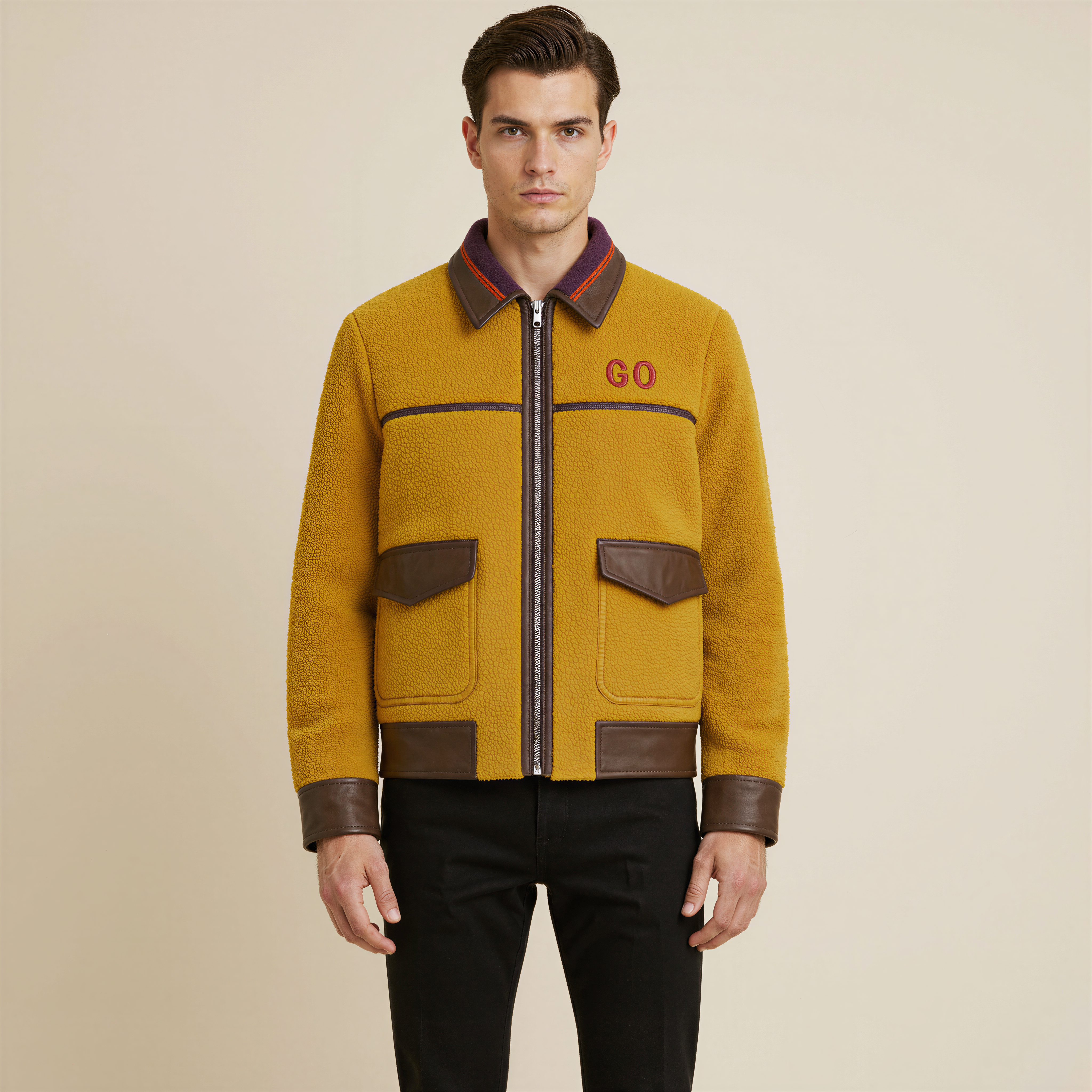 GO!Soul – Shearling Sport Bomber