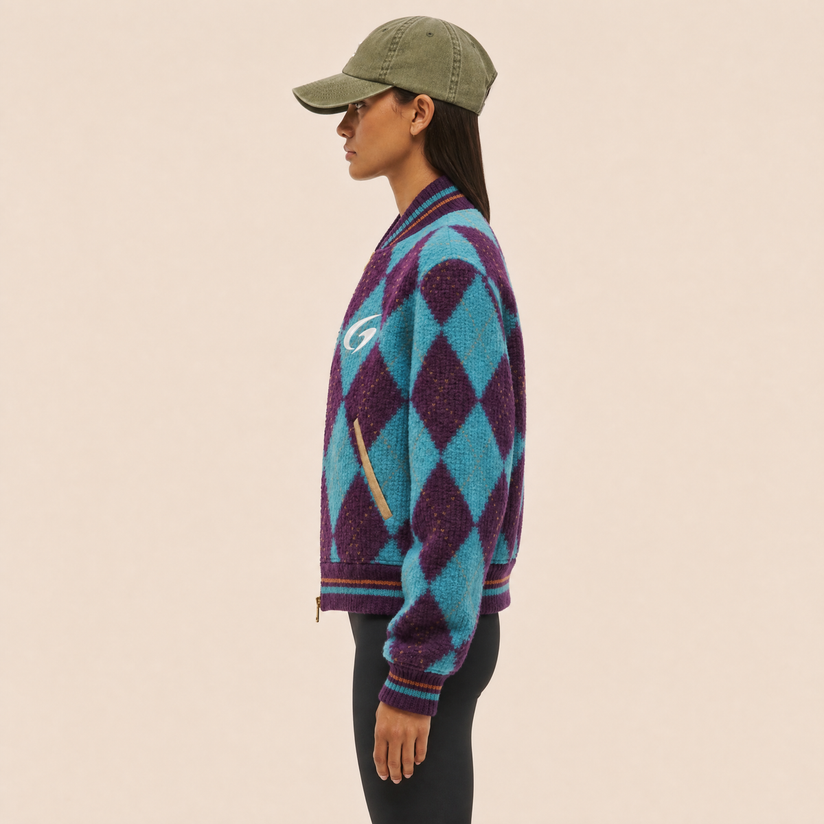 Giacca bomber varsity