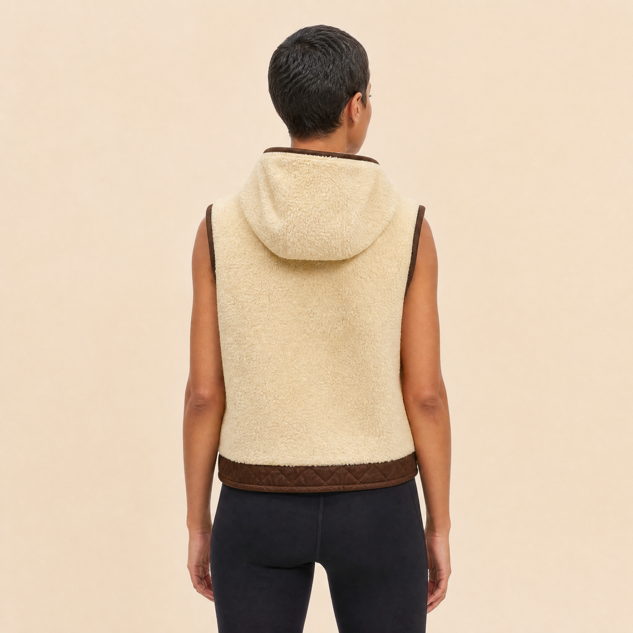 Il Gilet Hoodie Sherpa Premium