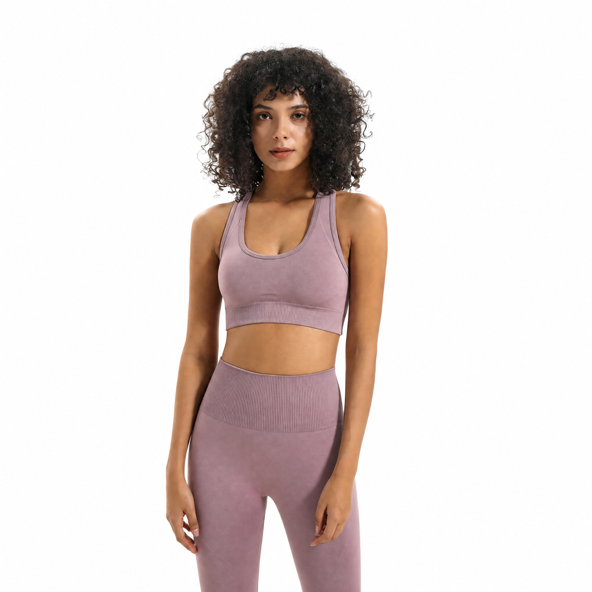 Seamless Yoga Set – Libertà Totale in Maglia Elasticizzata