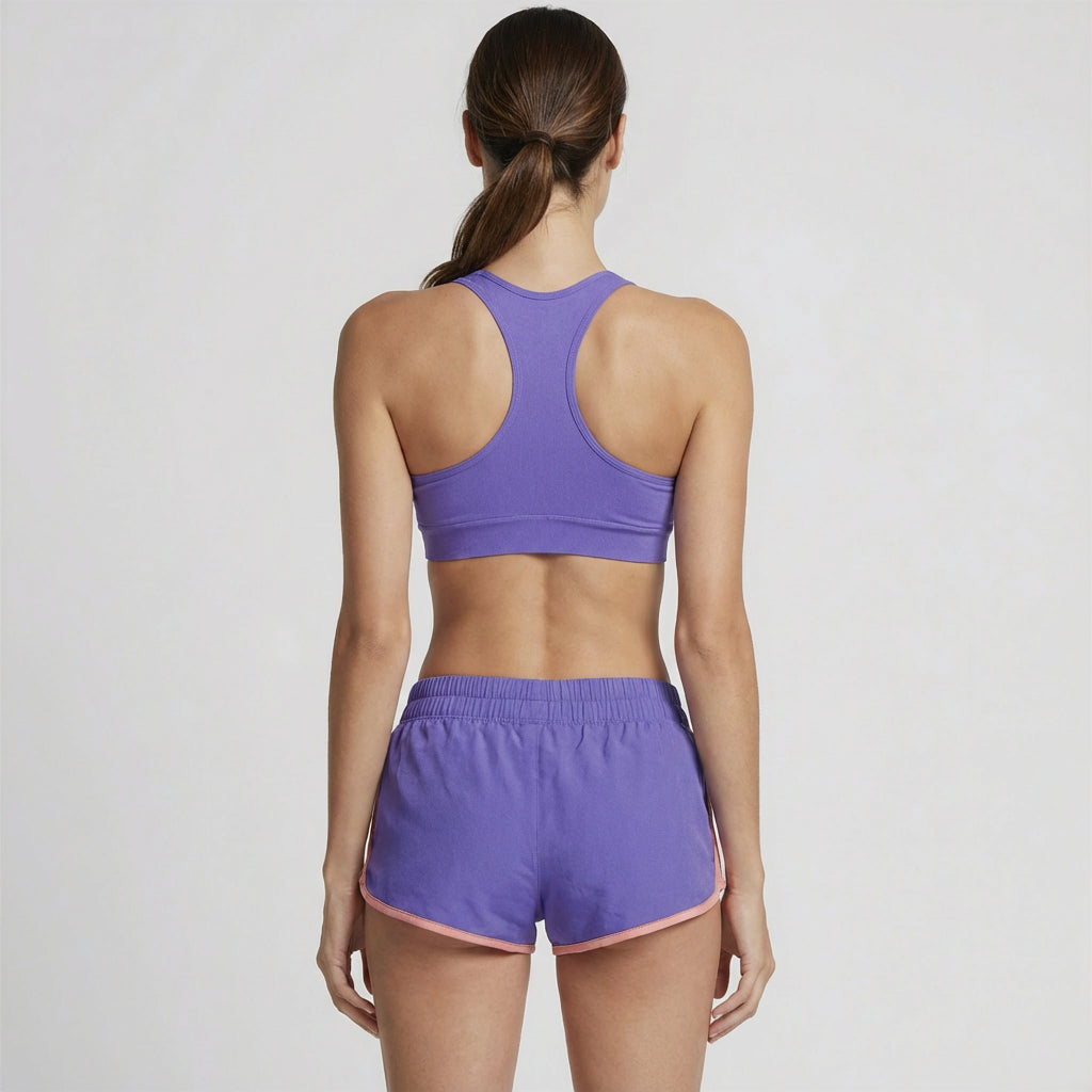 Vibrant Flow: The "Amethyst Aura" Sports Set