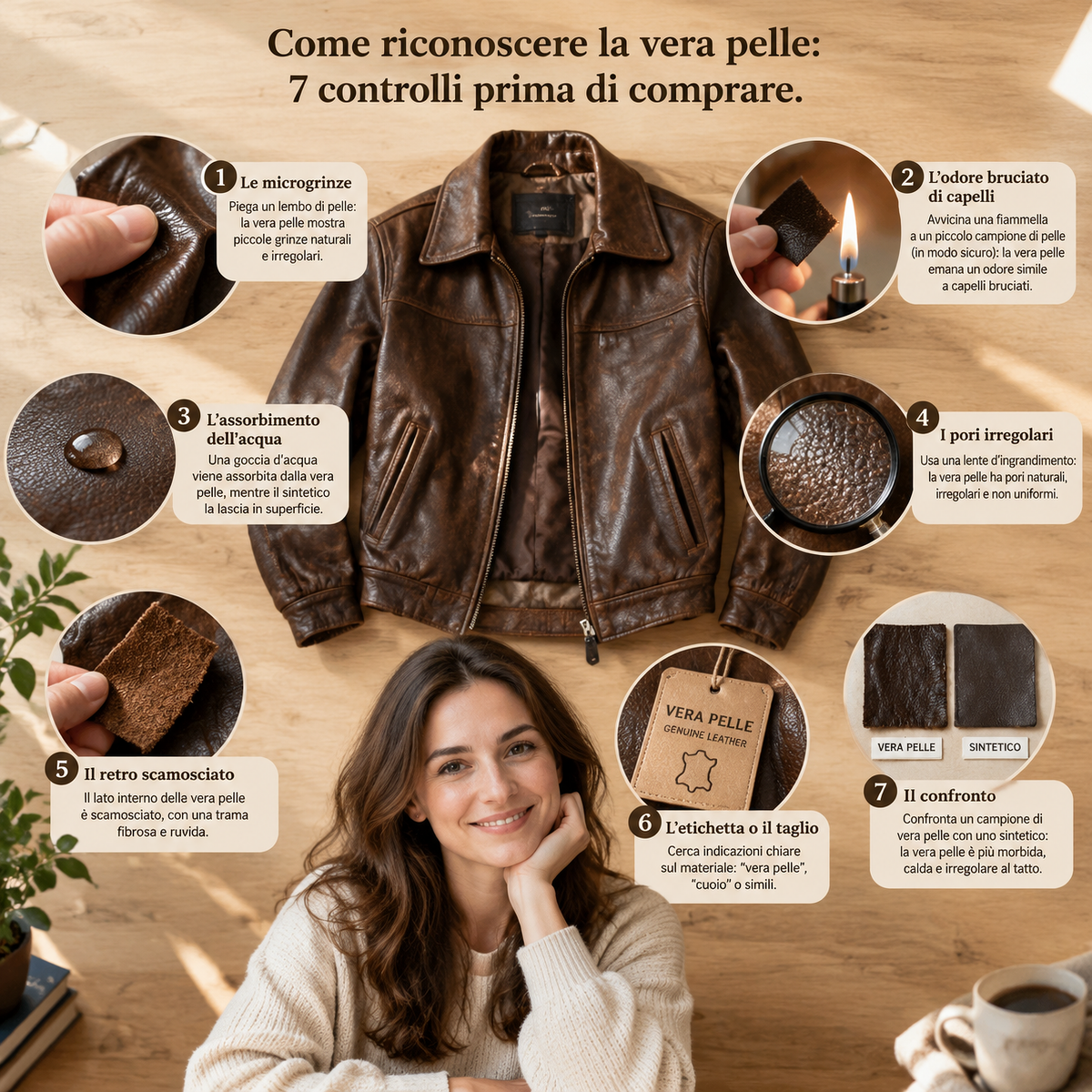 Come riconoscere la vera pelle: 7 controlli prima di comprare