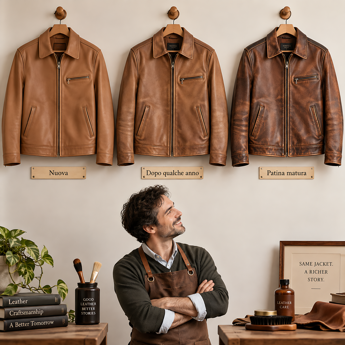 Cos'è la patina sulla pelle e come cambia nel tempo