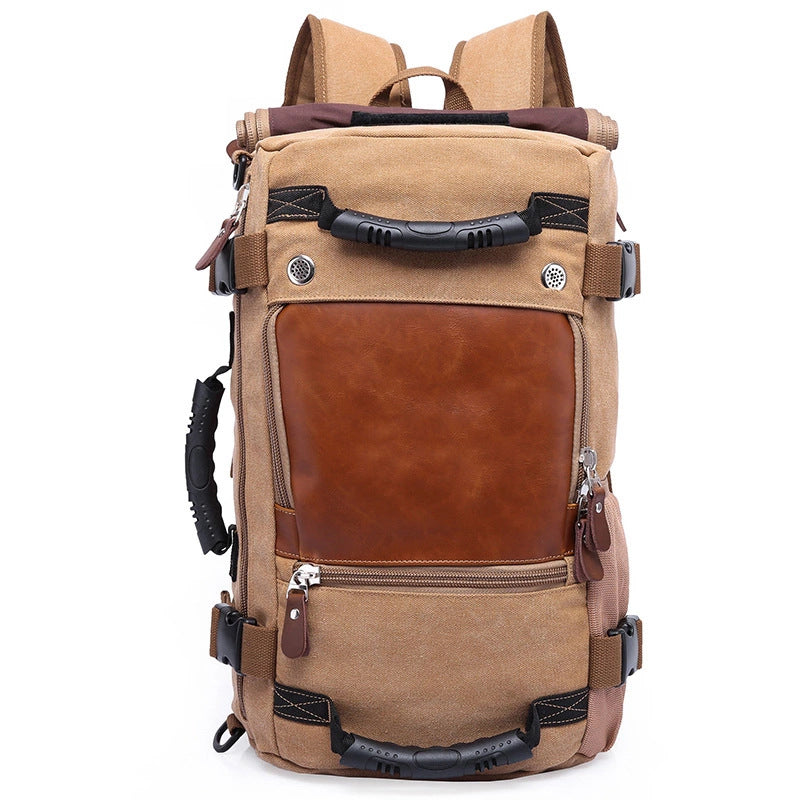 Retro Style with Multifunctional Travel Backpack