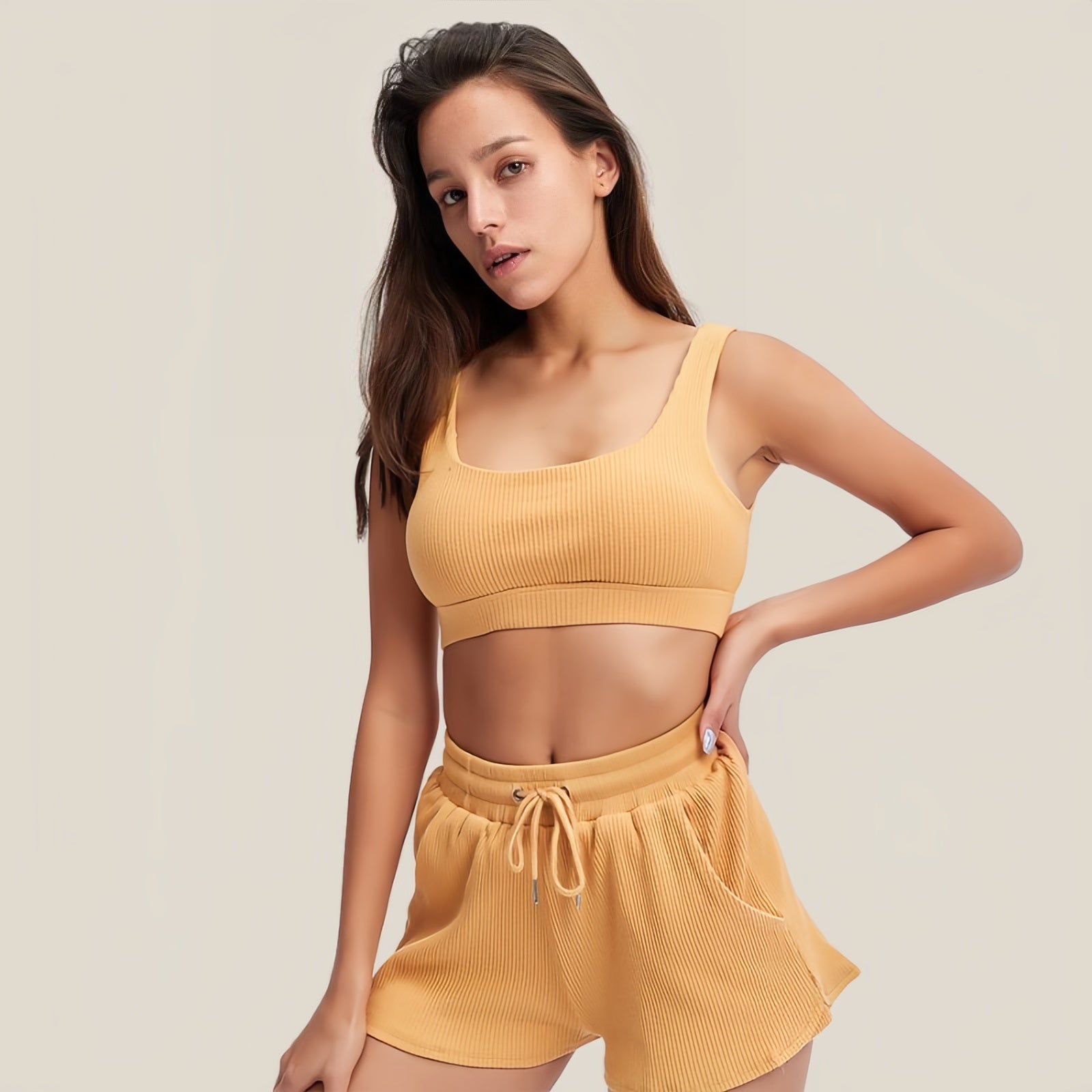 AirFlow Yoga Set – Freedom of Movement in Pure Cotton