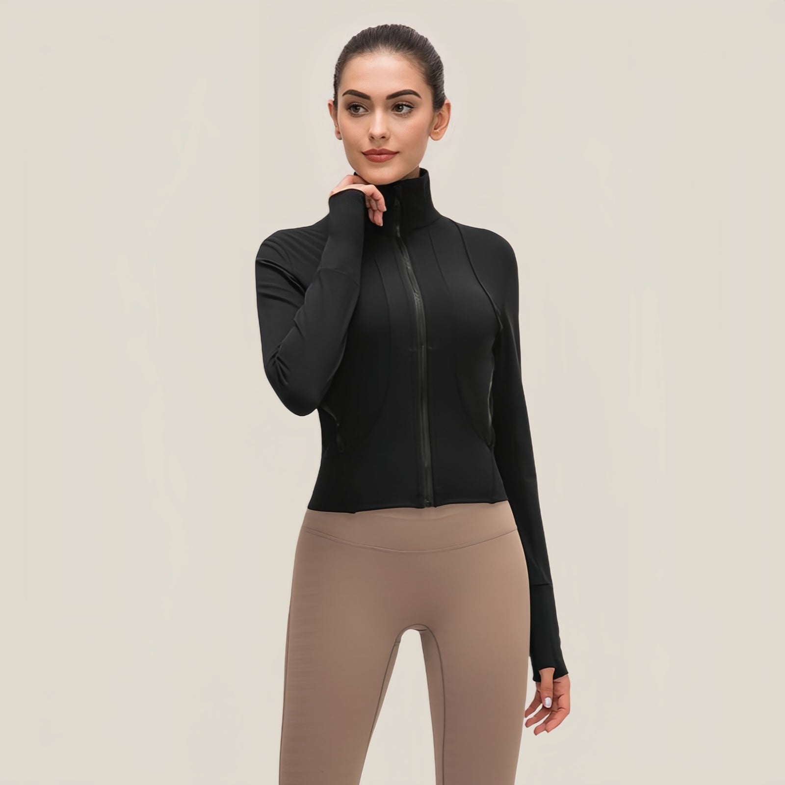 Veste de yoga ElevateFlex – Votre couche performante avec style