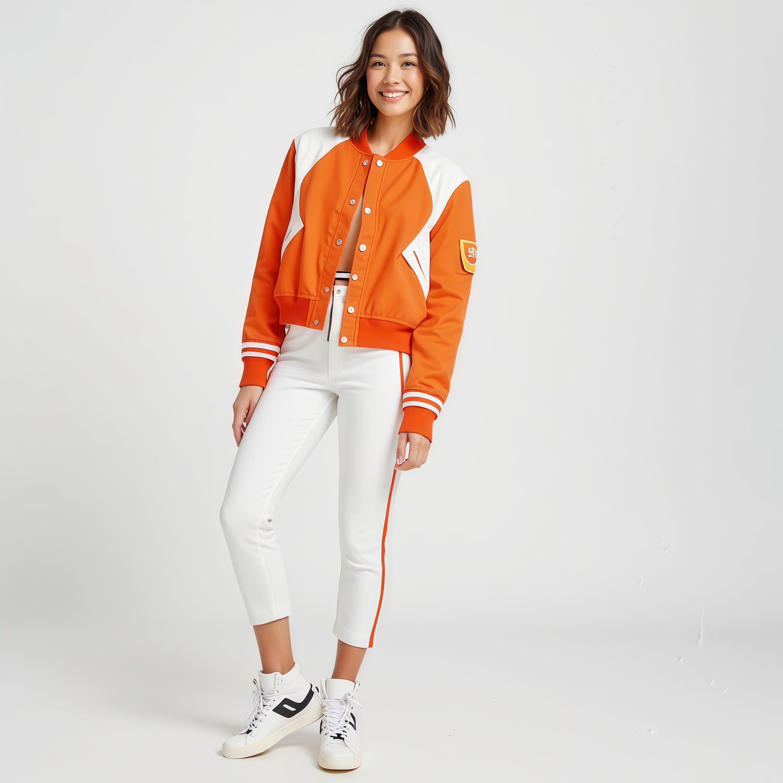 Varsity Glow – La Giacca Iconica Che Accende il Tuo Stile
