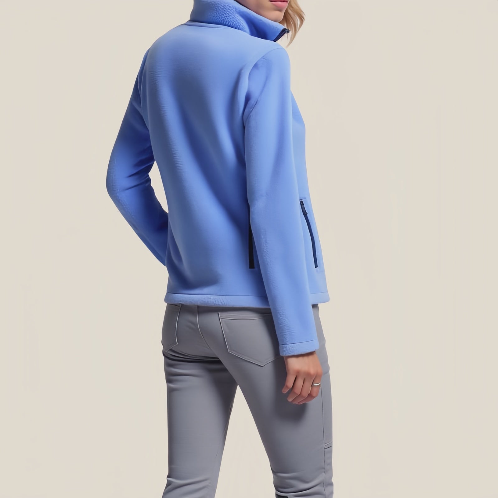 Fleece and Polyester Sports Jacket – Comfort and Durability