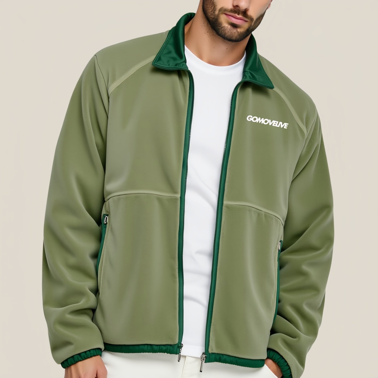 Versatility and Outdoor Comfort: The Hunter-Sun Green Fleece Jacket