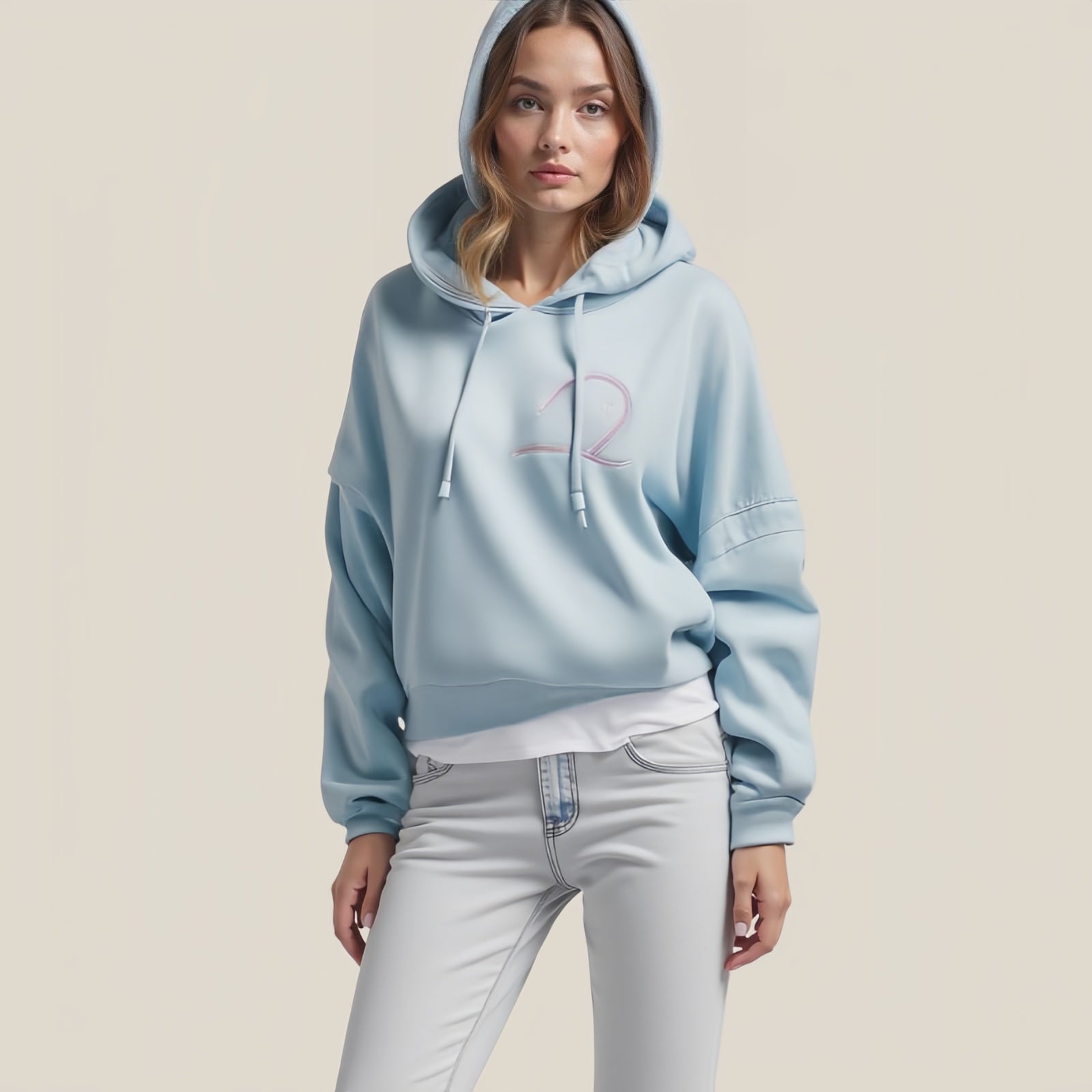 Relaxed Elegance: The Sky Comfort Hoodie