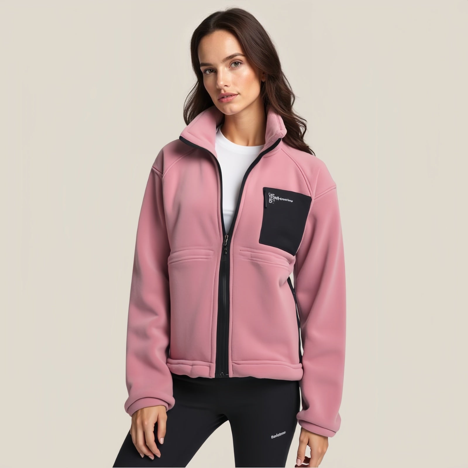 "Pink Explorer" Jacket: Snug Warmth and Distinctive Style