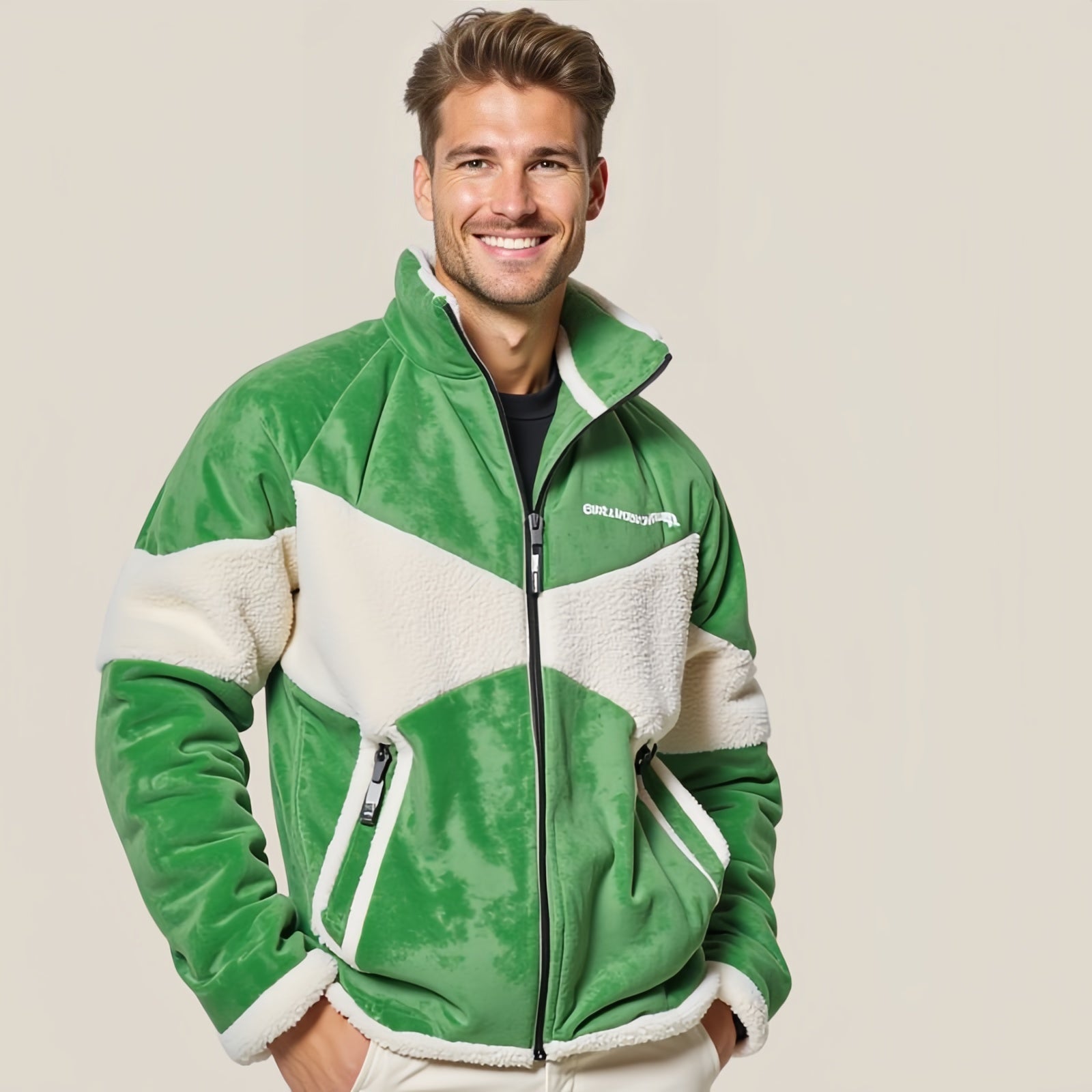 Stile Geometrico, Calore Avvolgente: La Giacca "Vertex Comfort"