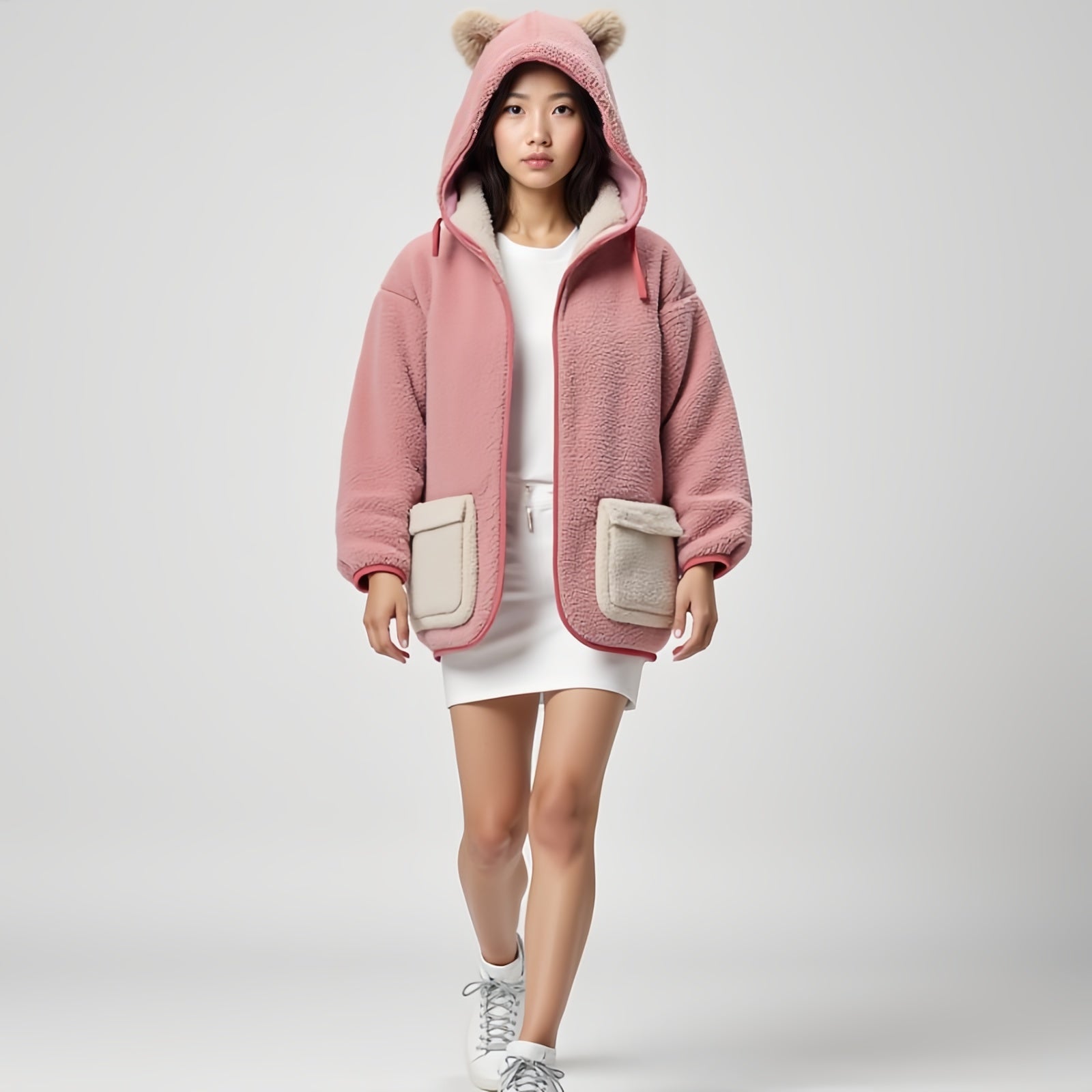 Wild Sweetness: The "Teddy Charm" Jacket