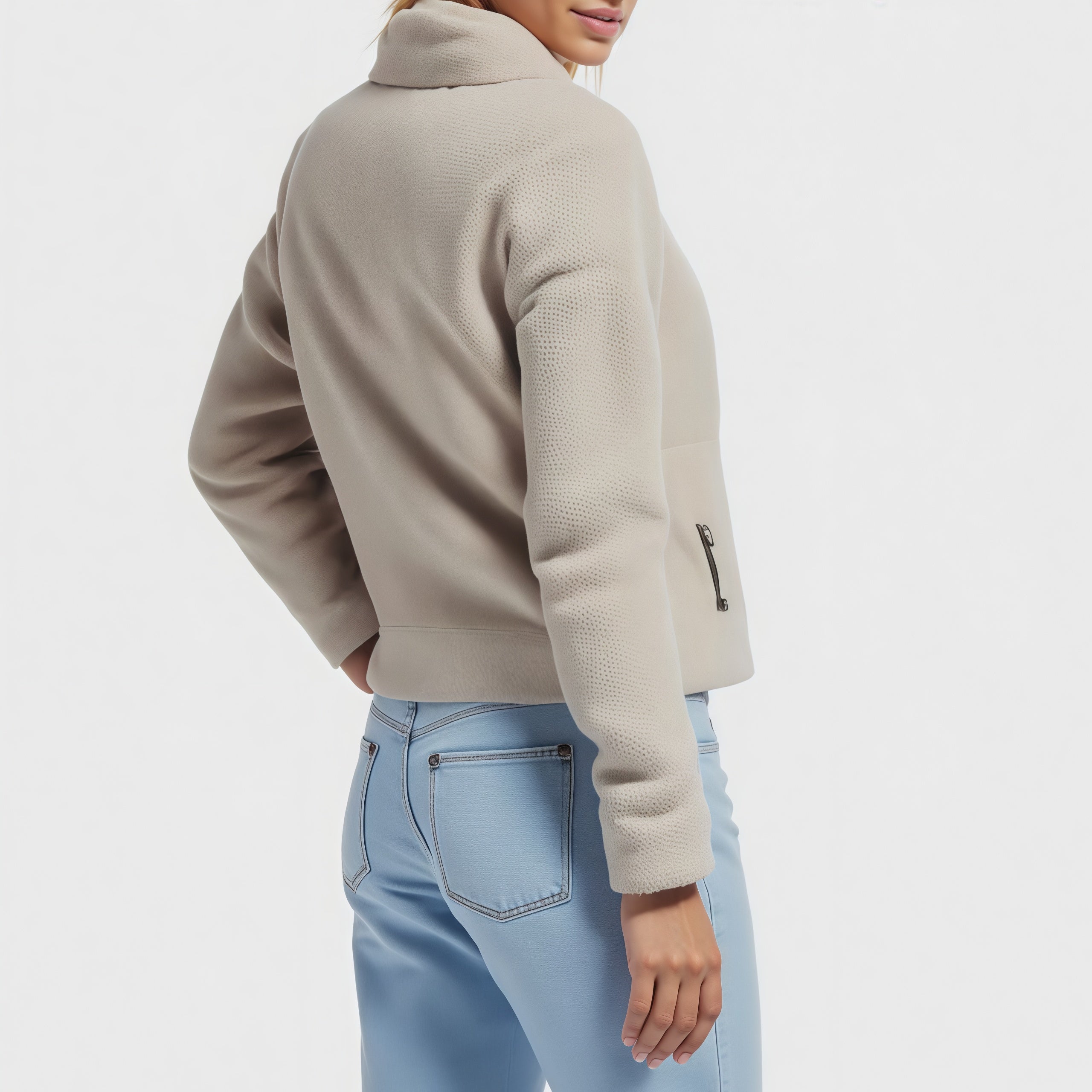 Natural Elegance: The "Desert Whisper" Jacket