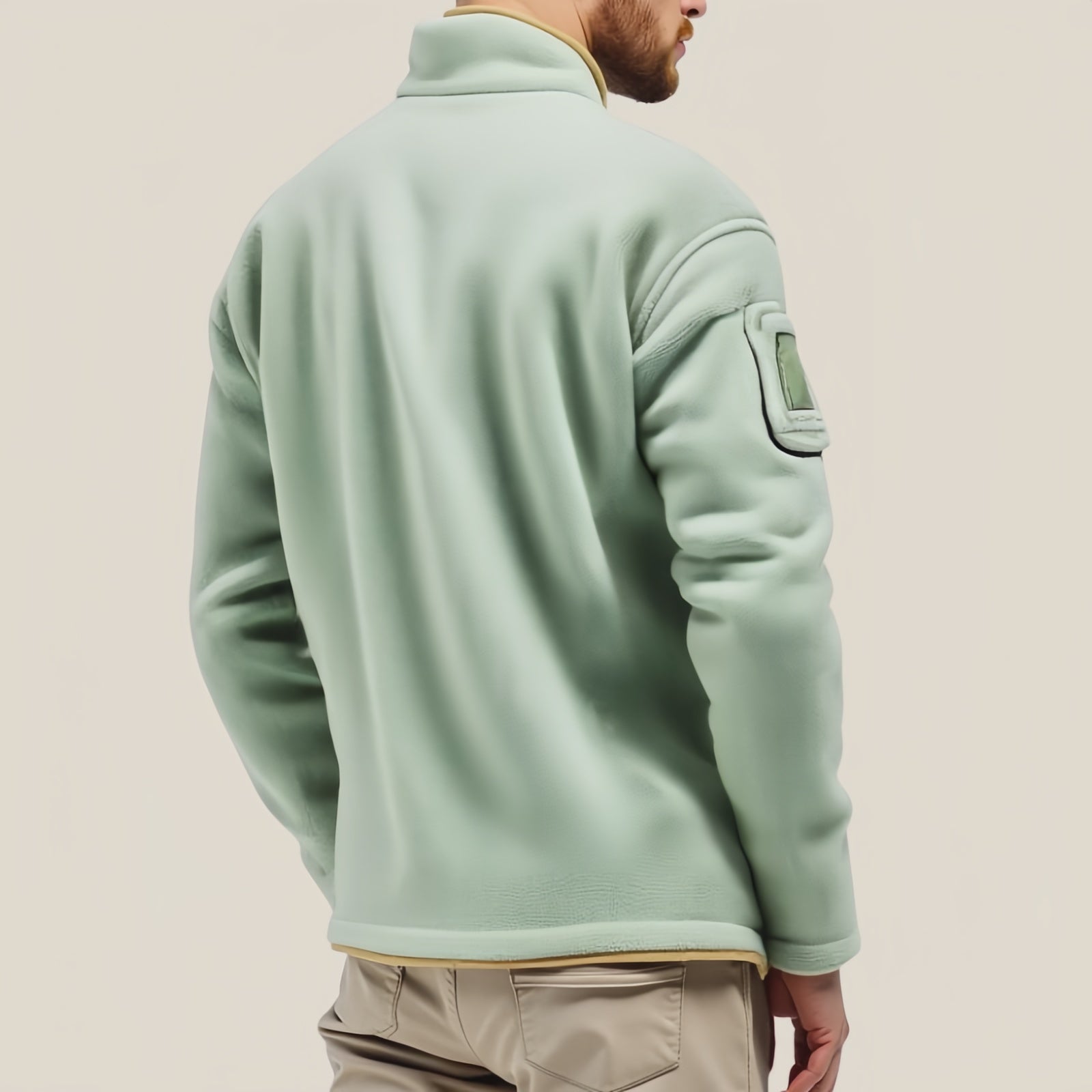 Cozy Knit: The "Azure Embrace" Jacket