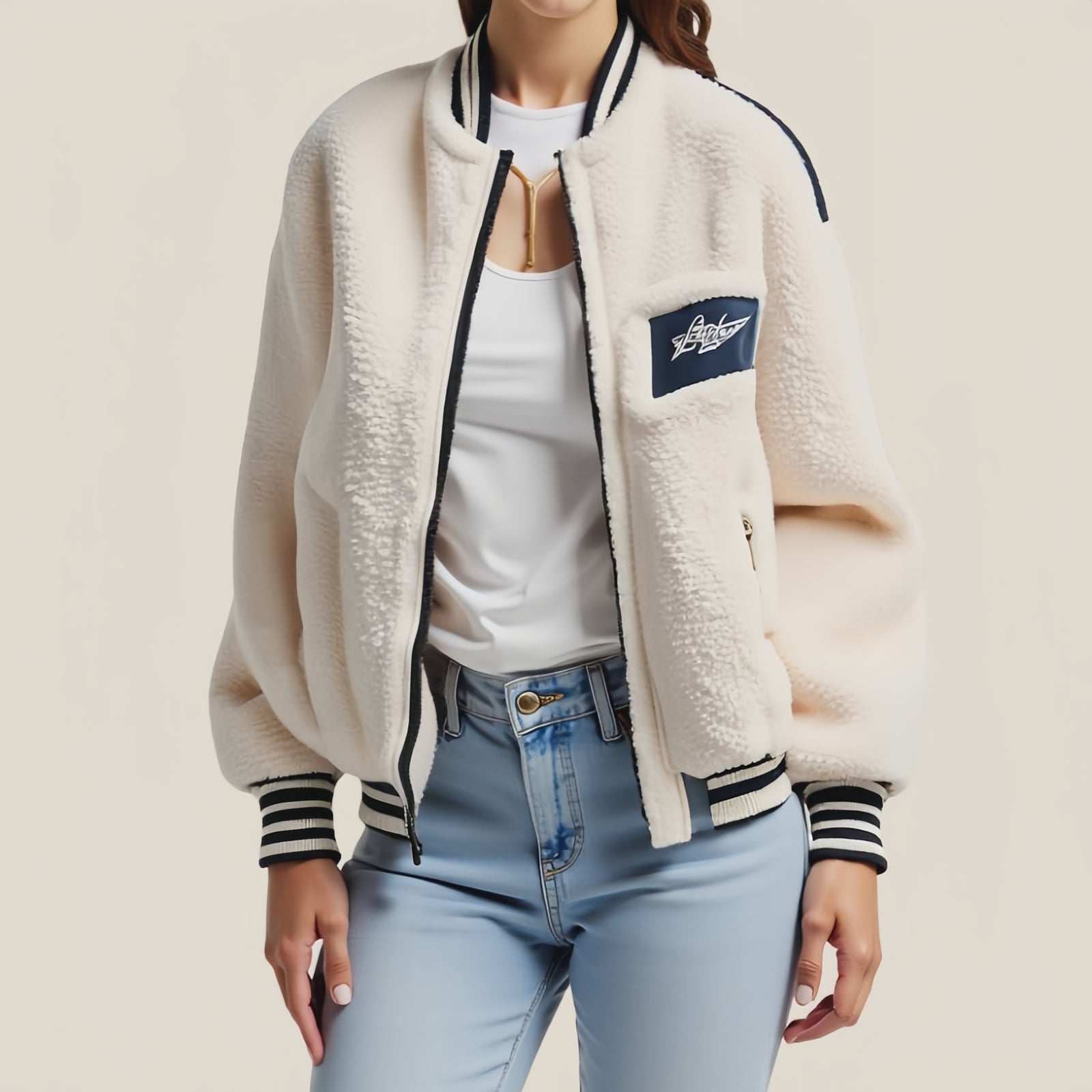 Campus Chic: The "Varsity Spirit" Jacket