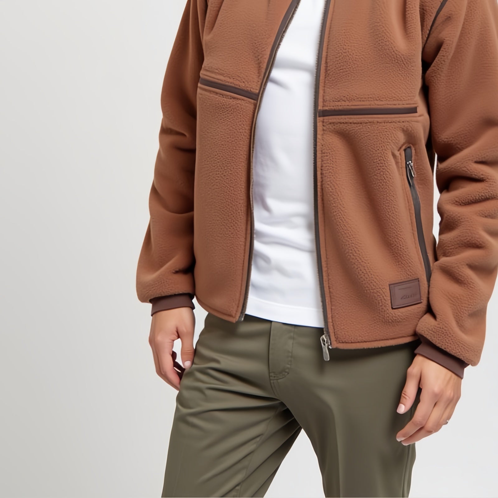 Clean Line – Brown fleece for every season