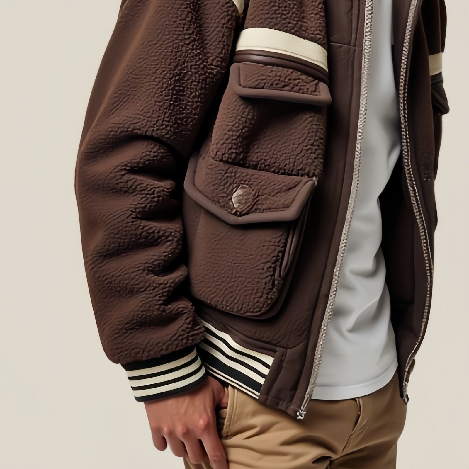 Adventure and Natural Style: The "Explorer's Comfort" Fleece Jacket