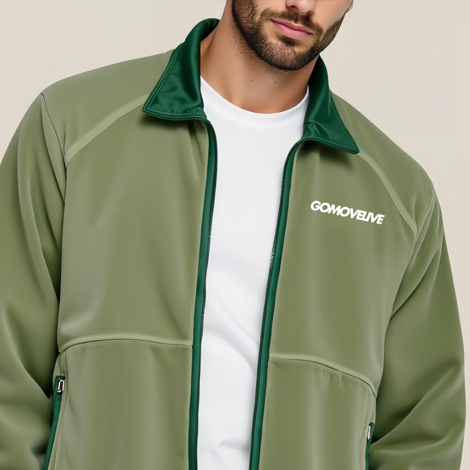 Versatility and Outdoor Comfort: The Hunter-Sun Green Fleece Jacket