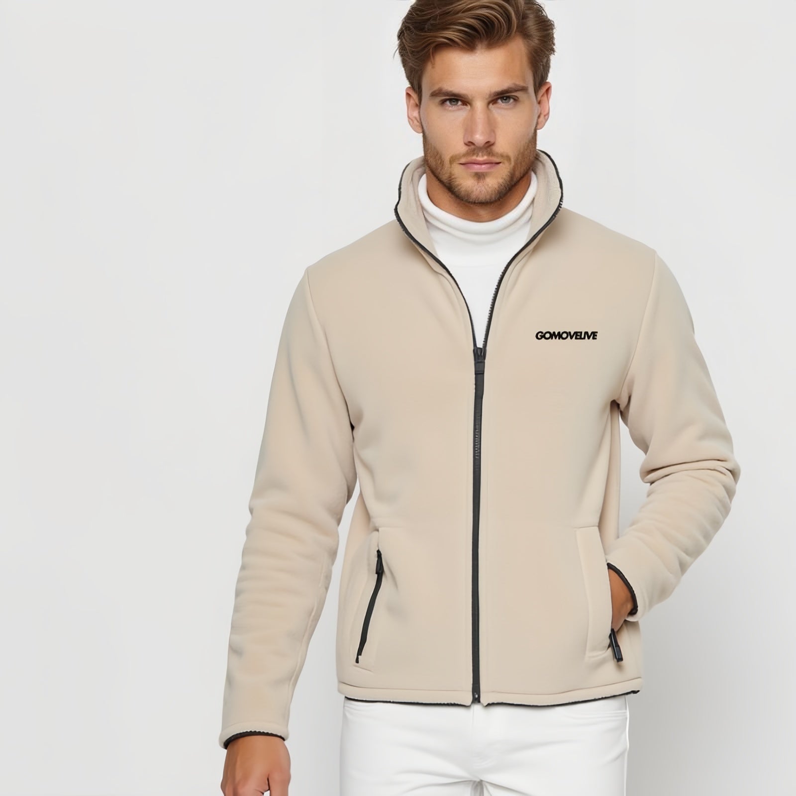 Warmth and Essential Style: The "Cozy Urban" Fleece Jacket