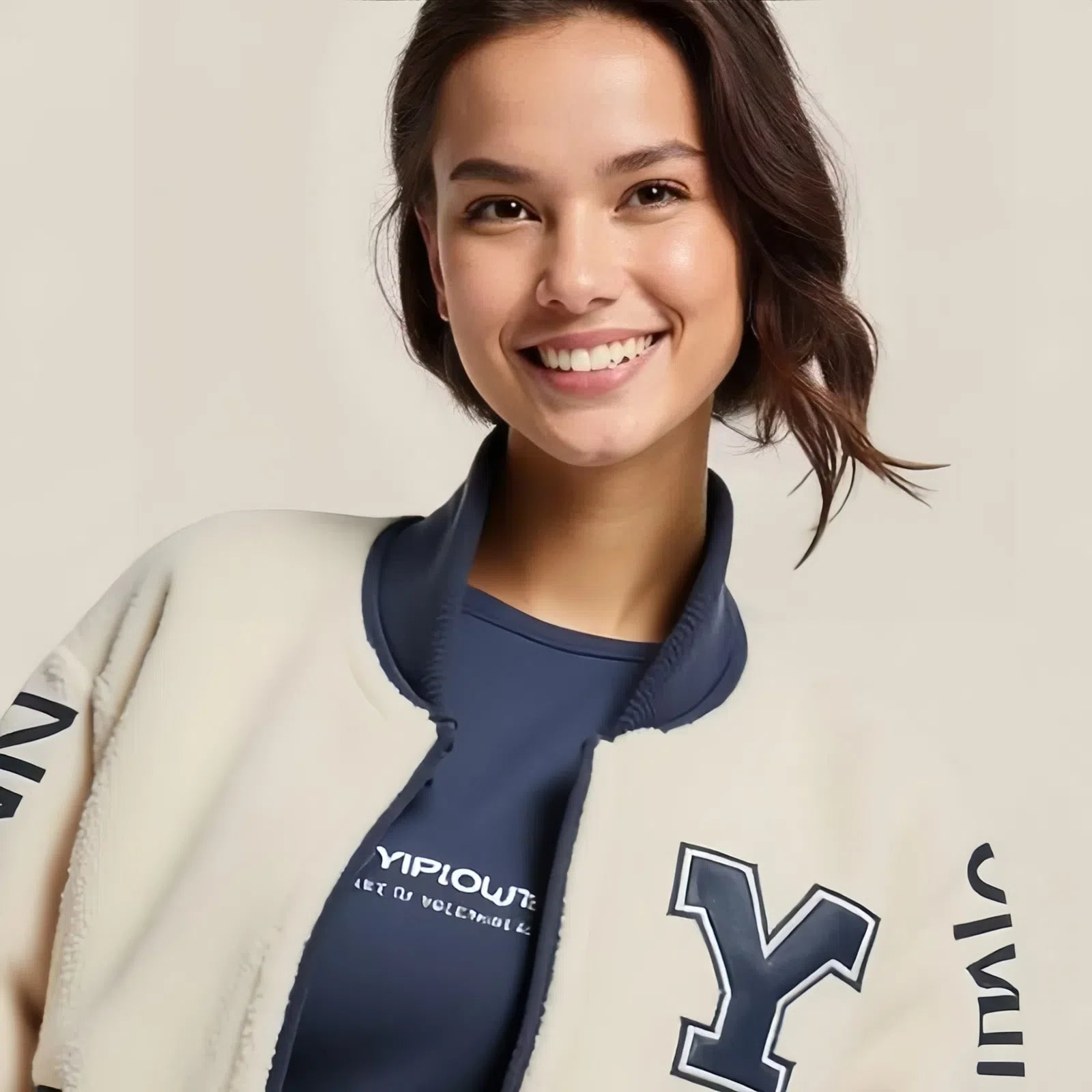 Varsity Fleece Bomber Jacket: Sporty Comfort and College Style