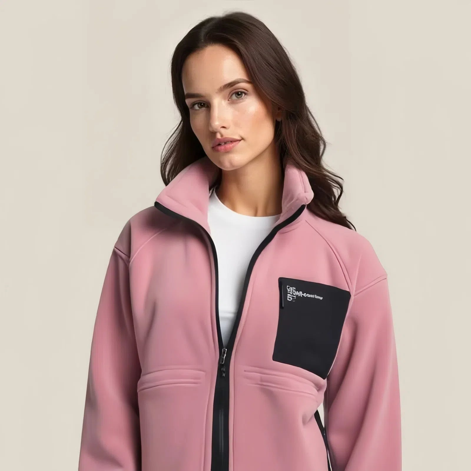 "Pink Explorer" Jacket: Snug Warmth and Distinctive Style