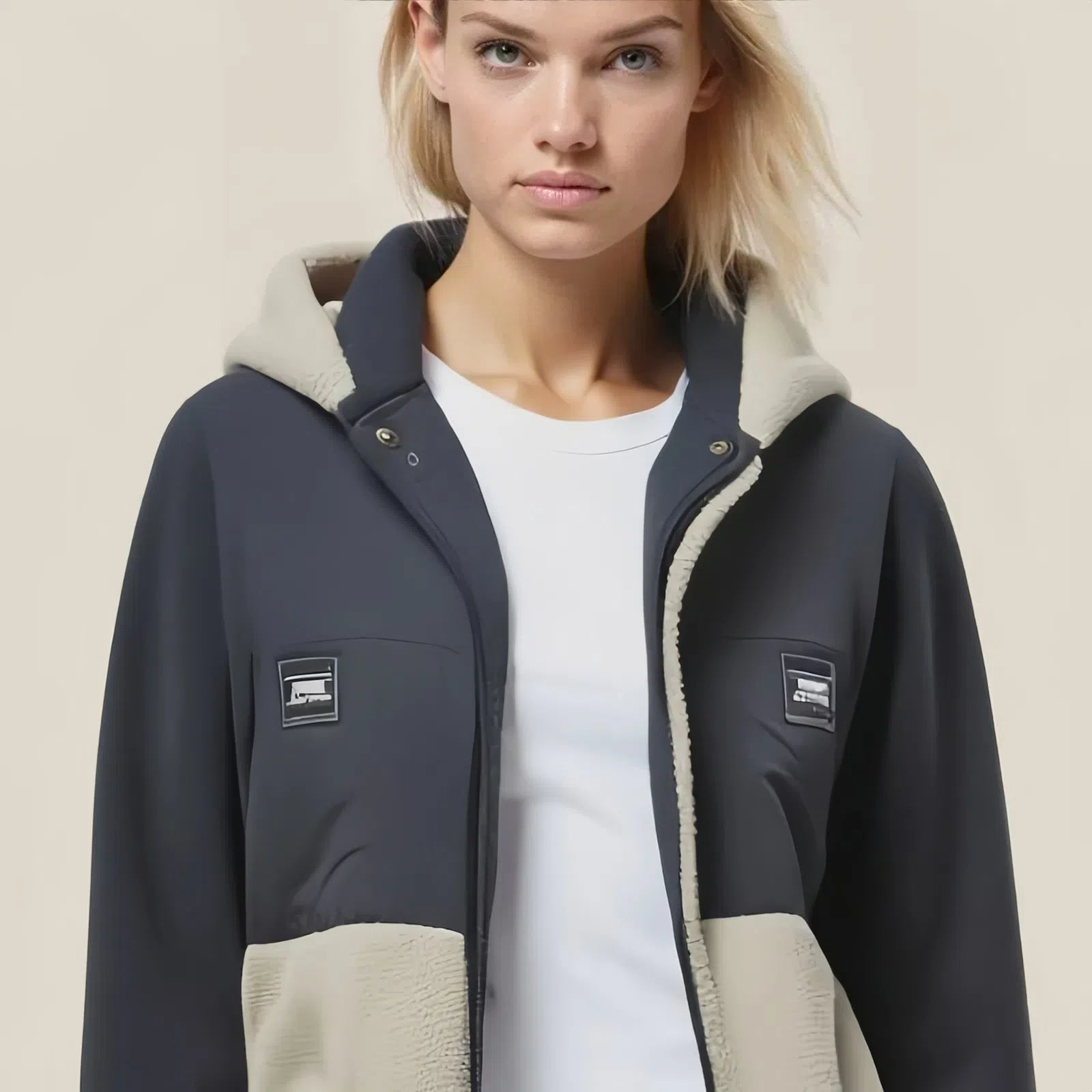 Brave the cold with the Mountain Retreat Fleece Hoodie