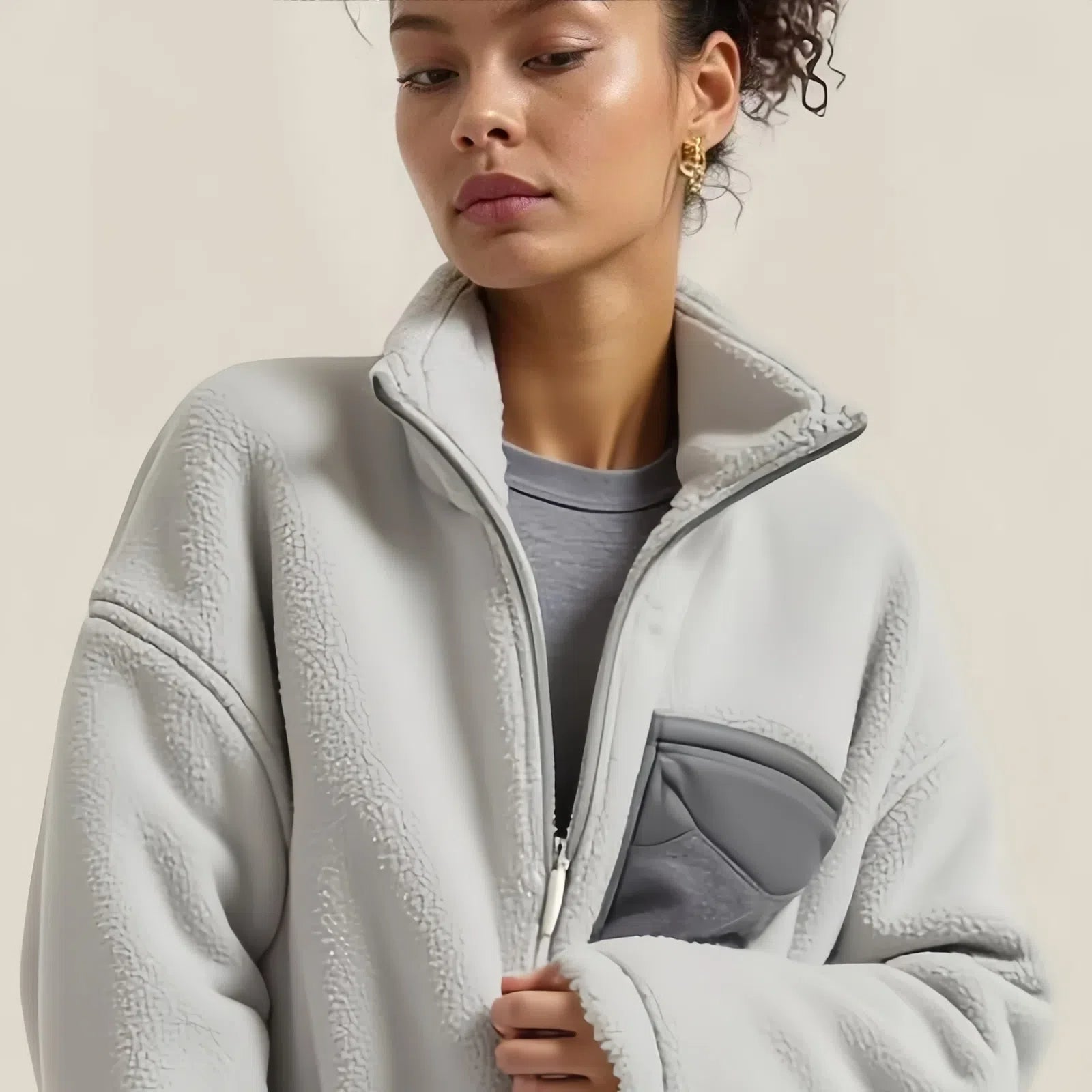 Adoptez le confort : la veste polaire oversize qui allie style et fonctionnalité