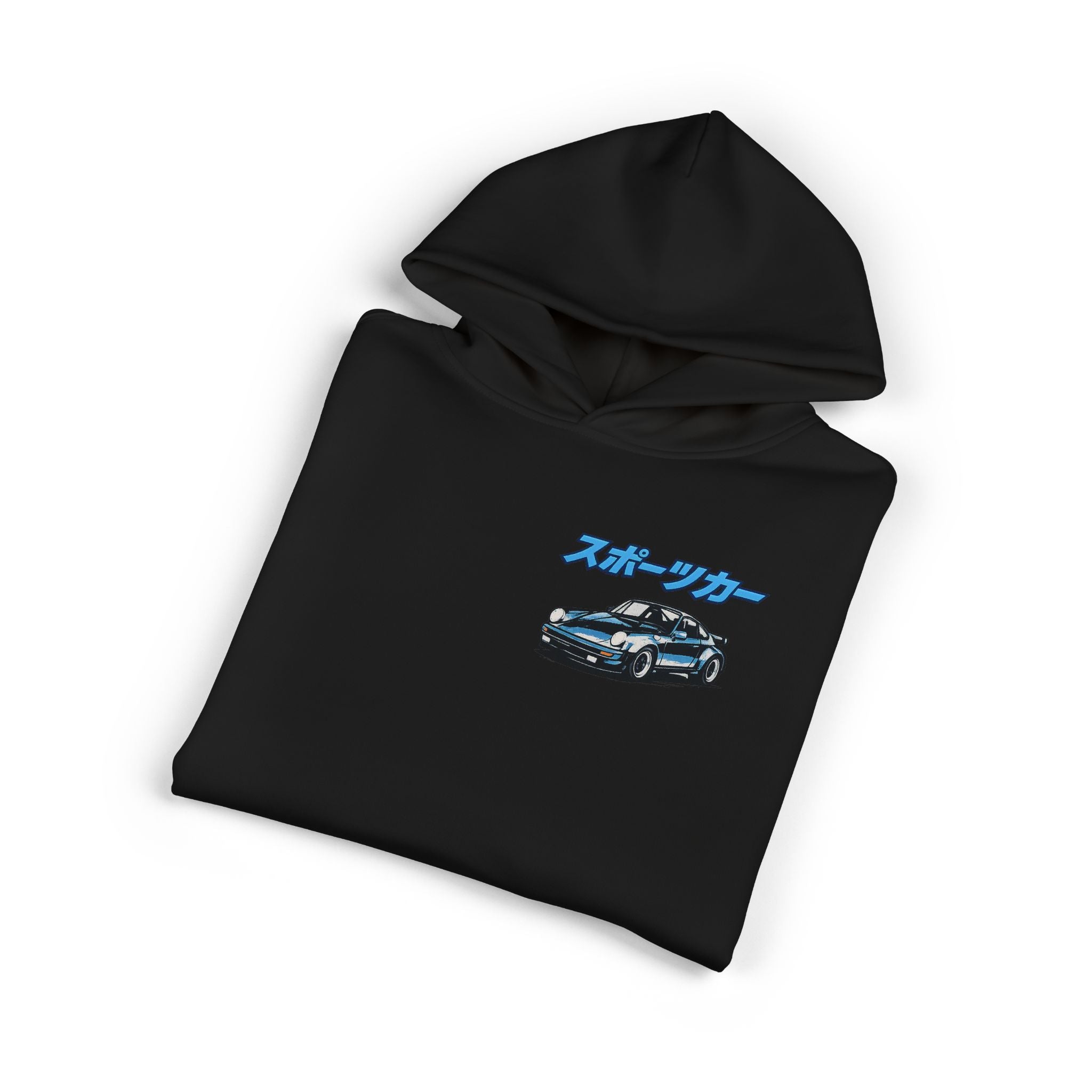 Sportscar Hoodie — Retro Japanese Racing Car Graphic