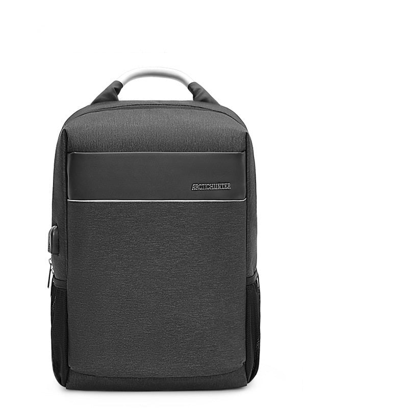 Stylish Men's Laptop Backpack - European Style and Advanced Functionality