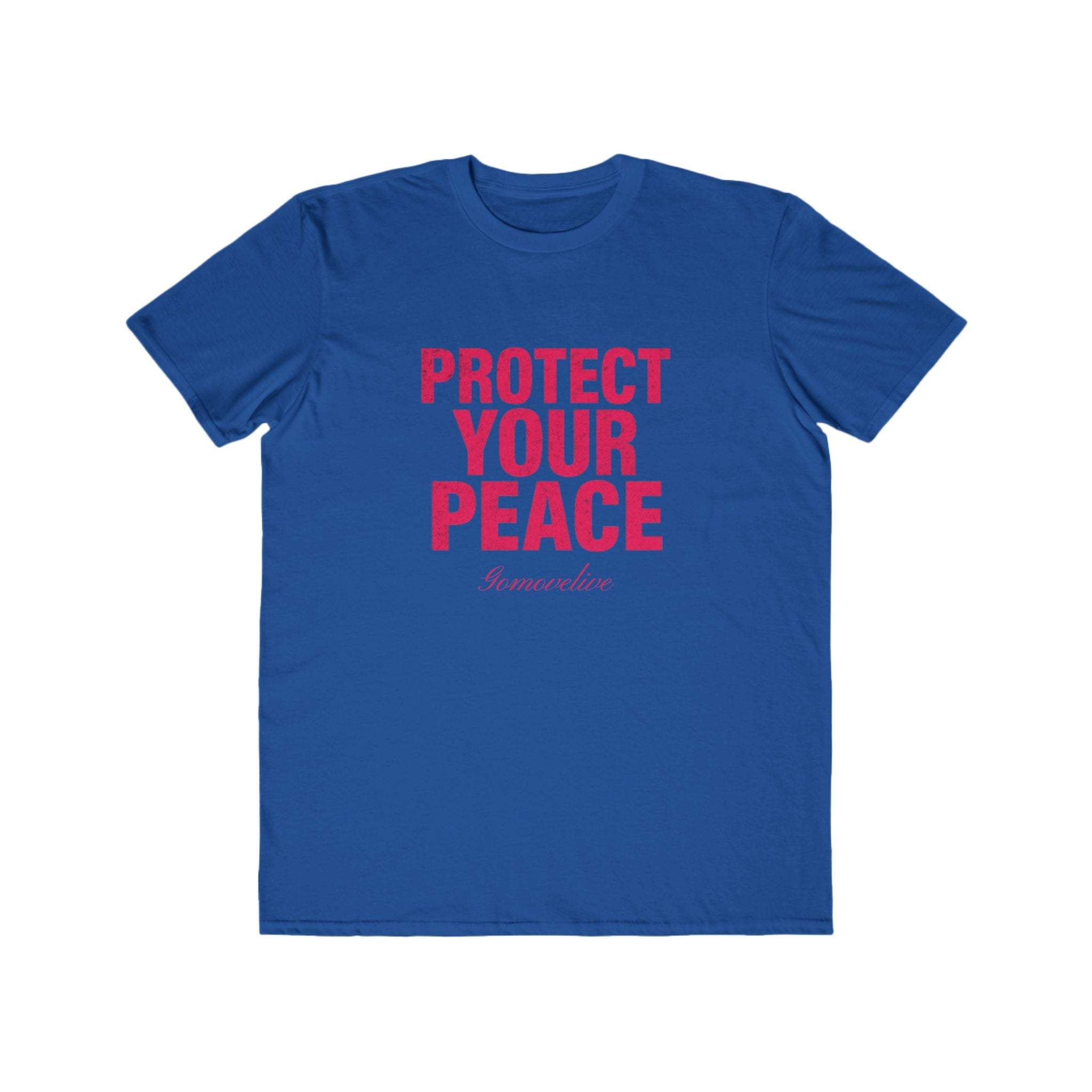 Style léger, esprit affirmé : T-shirt homme « Protégez votre paix »