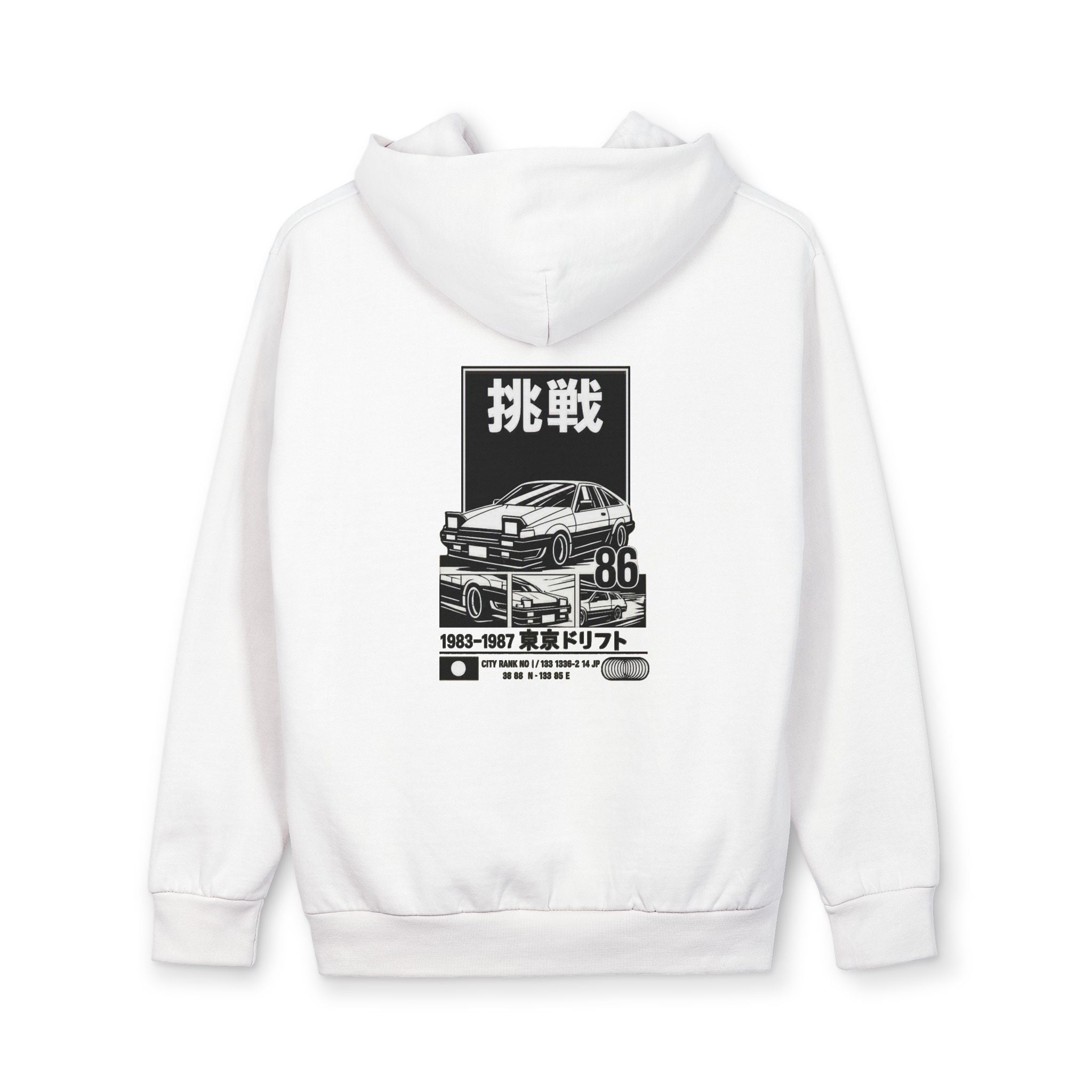 AE86 Drift Hoodie — Japanese Retro Racing Pullover