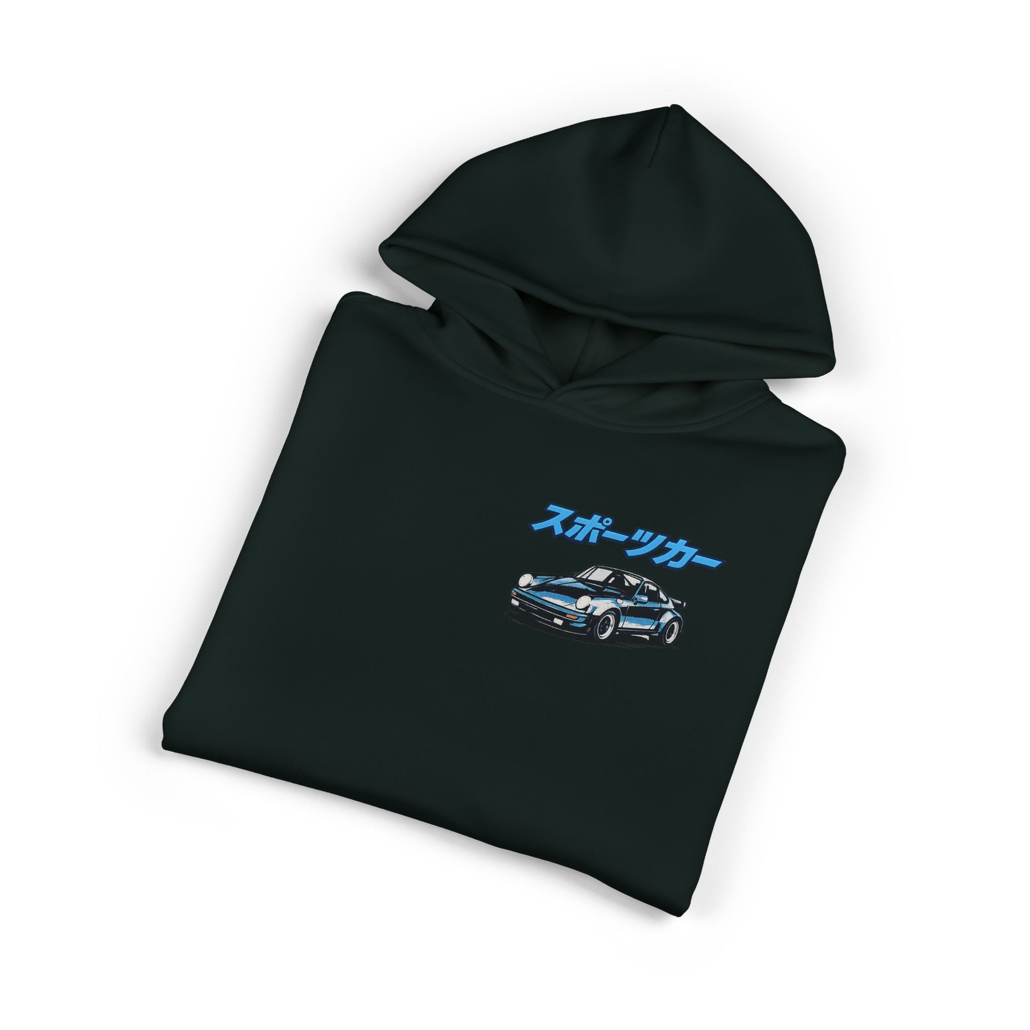 Sportscar Hoodie — Retro Japanese Racing Car Graphic