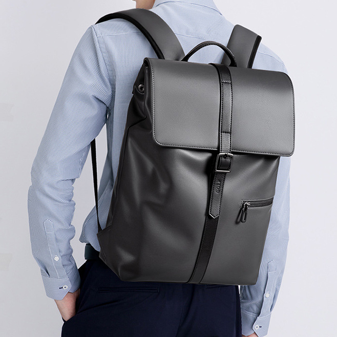 Zaino Uomo in Ecopelle – Capacità XXL, Stile Retro Europeo