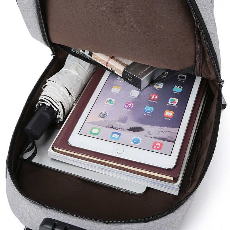 Anti-Theft Backpack with USB Charging - Security and Technology on the Go