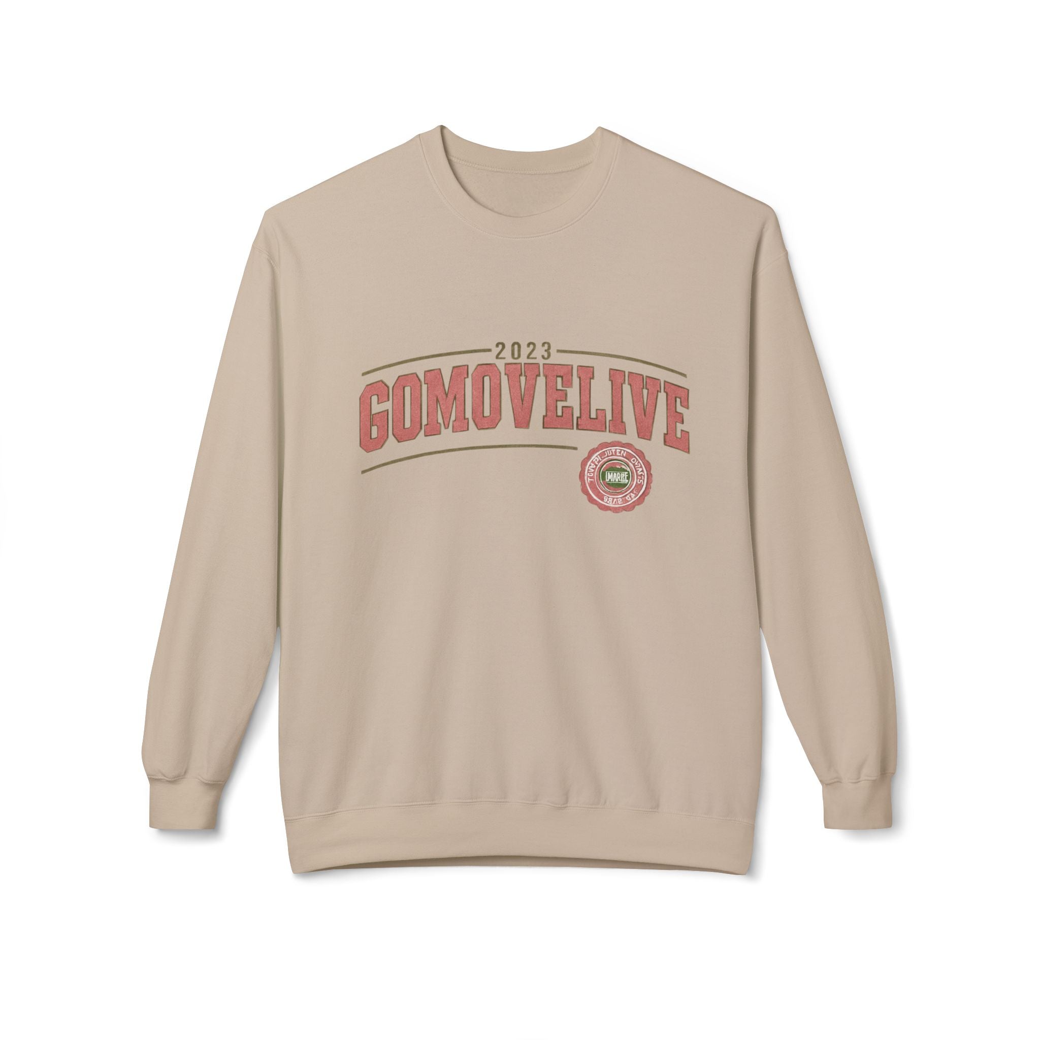Gomovelive Glow-Up Crewneck – Motivational Sweatshirt for Awesome Days