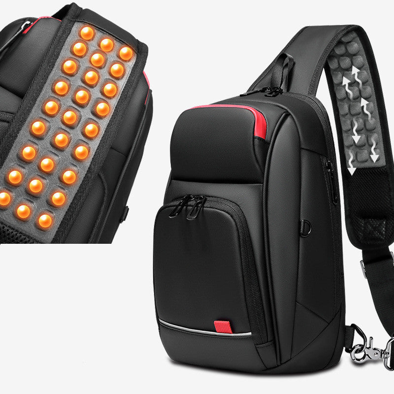 Men's Multifunctional Shoulder Bag - Urban and Practical Style