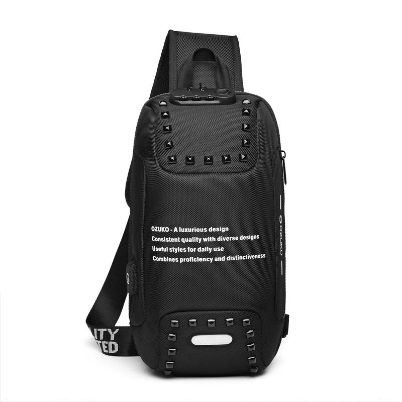 Trendy Men's Shoulder Bag - Urban and Functional Style