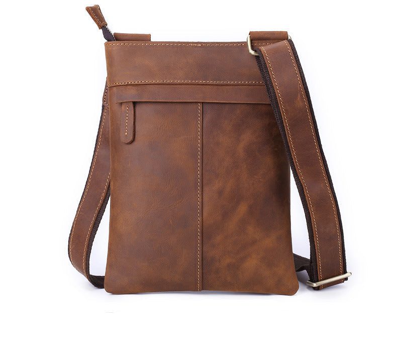 Men's Leather Shoulder Bag - Elegance and Functionality for Urban Style