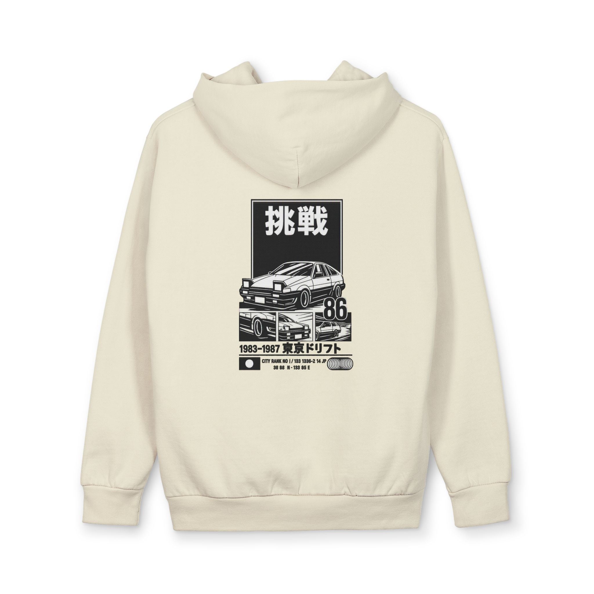 AE86 Drift Hoodie — Japanese Retro Racing Pullover